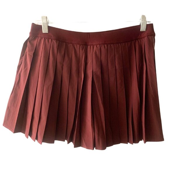 Lululemon Athletica Burgundy Tennis Skirt - Picture 2 of 11